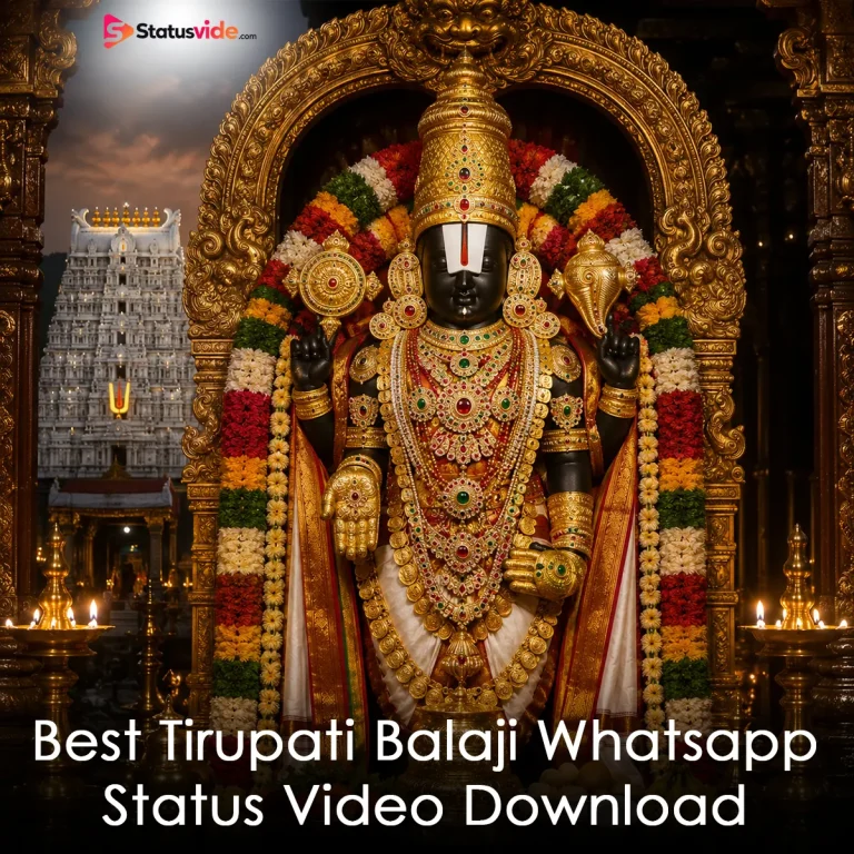 Best Tirupati Balaji Whatsapp Status Video Download