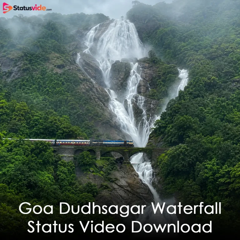 Goa Dudhsagar Waterfall Status Video Download