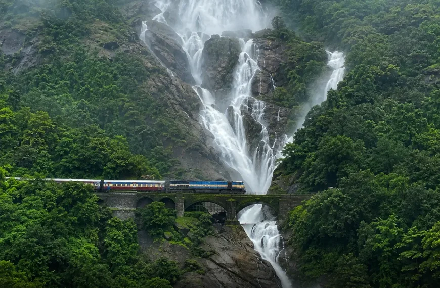 Goa Dudhsagar Waterfall Status Video