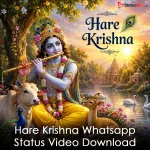 Hare Krishna Whatsapp Status Video Download
