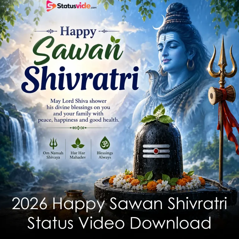 2026 Happy Sawan Shivratri Status Video Download