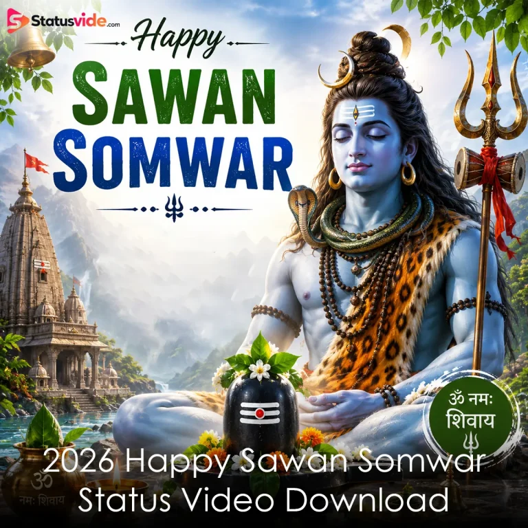 2026 Happy Sawan Somwar Status Video Download