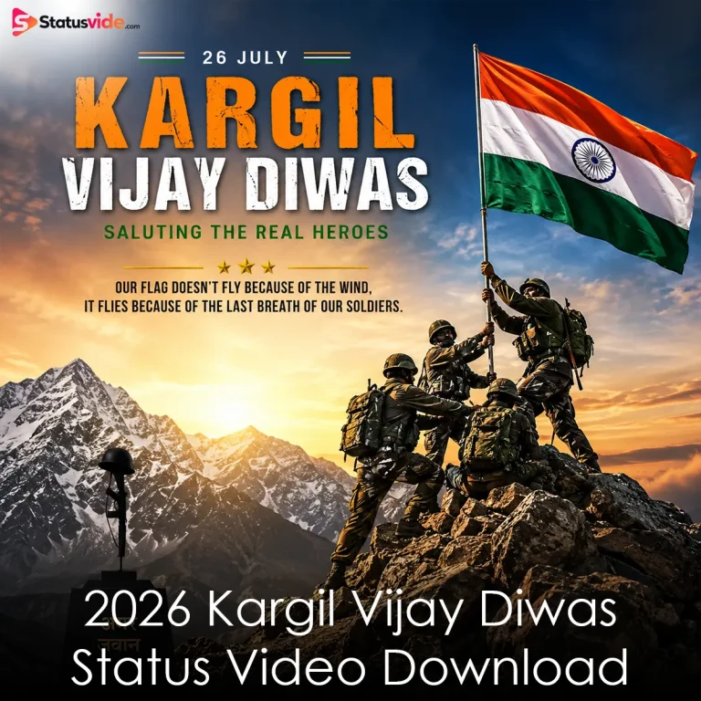 2026 Kargil Vijay Diwas Status Video Download