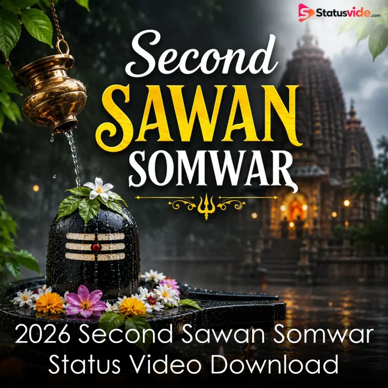 2026 Second Sawan Somwar Status Video Download