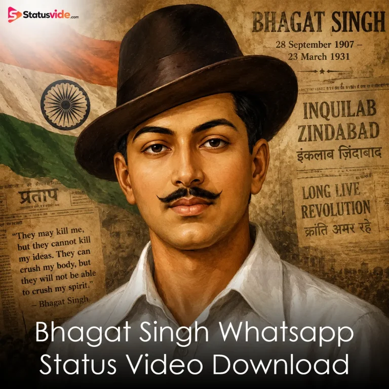 Bhagat Singh Whatsapp Status Video Download