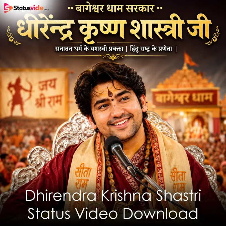 Dhirendra Krishna Shastri Status Video Download