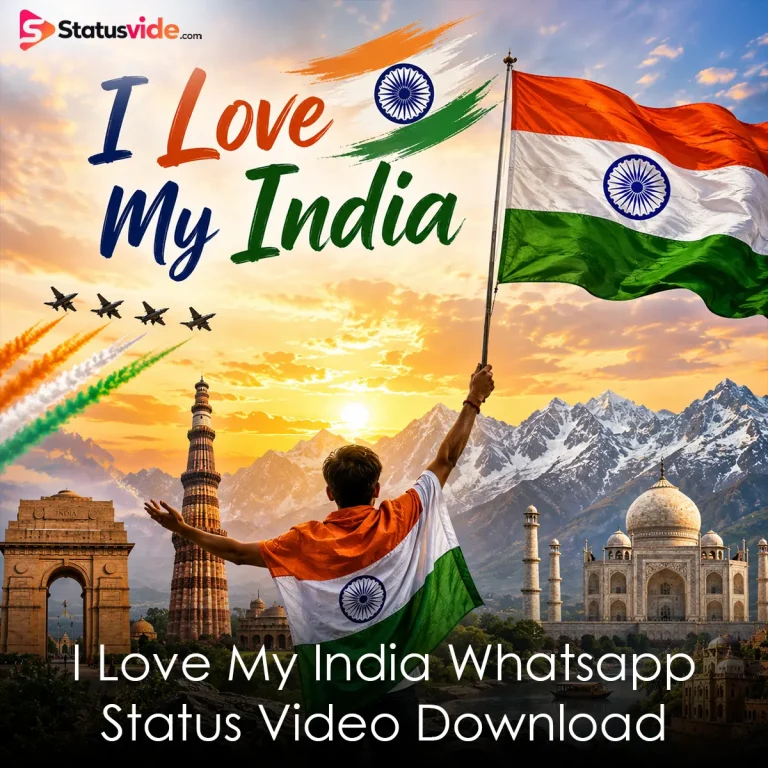 I Love My India Whatsapp Status Video Download