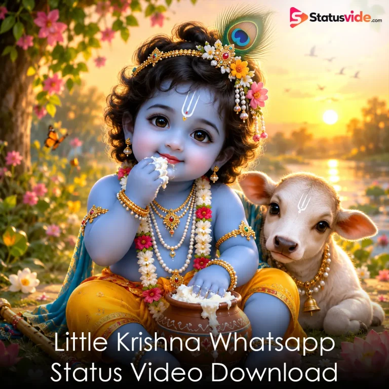 Little Krishna Whatsapp Status Video Download
