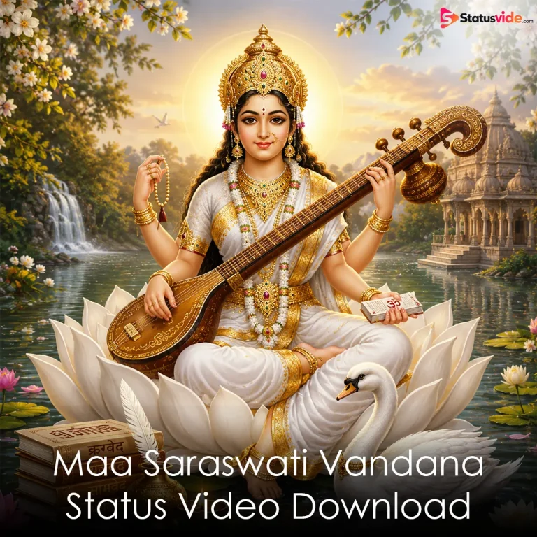 Maa Saraswati Vandana Status Video Download