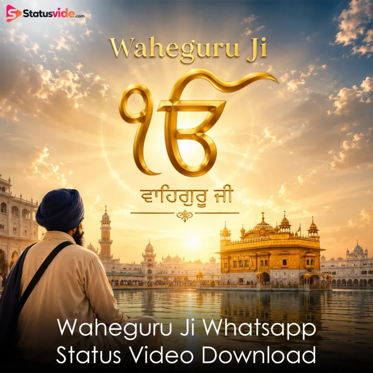 Waheguru Ji Whatsapp Status Video Download
