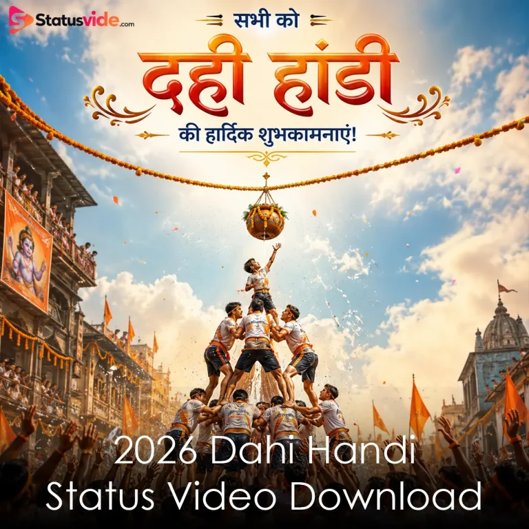 2026 Dahi Handi Status Video Download