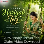 2026 Happy Hariyali Teej Status Video Download