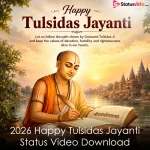 2026 Happy Tulsidas Jayanti Status Video Download