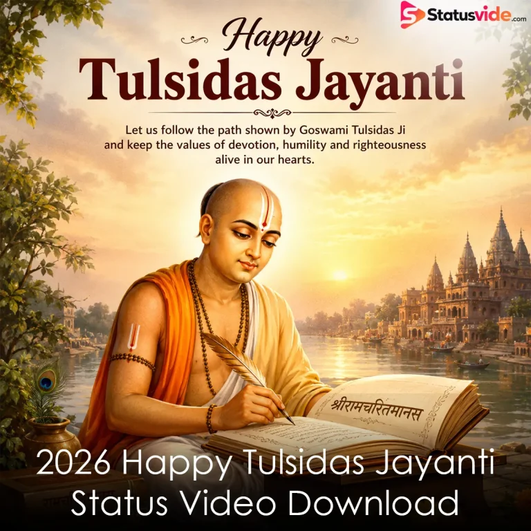 2026 Happy Tulsidas Jayanti Status Video Download