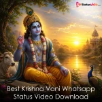 Best Krishna Vani Whatsapp Status Video Download