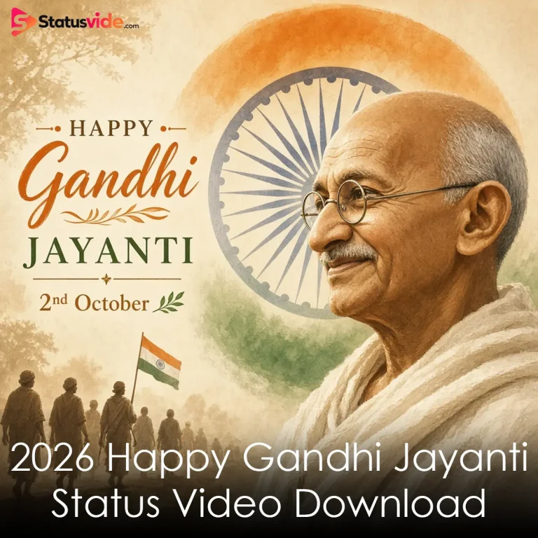 2026 Happy Gandhi Jayanti Status Video Download