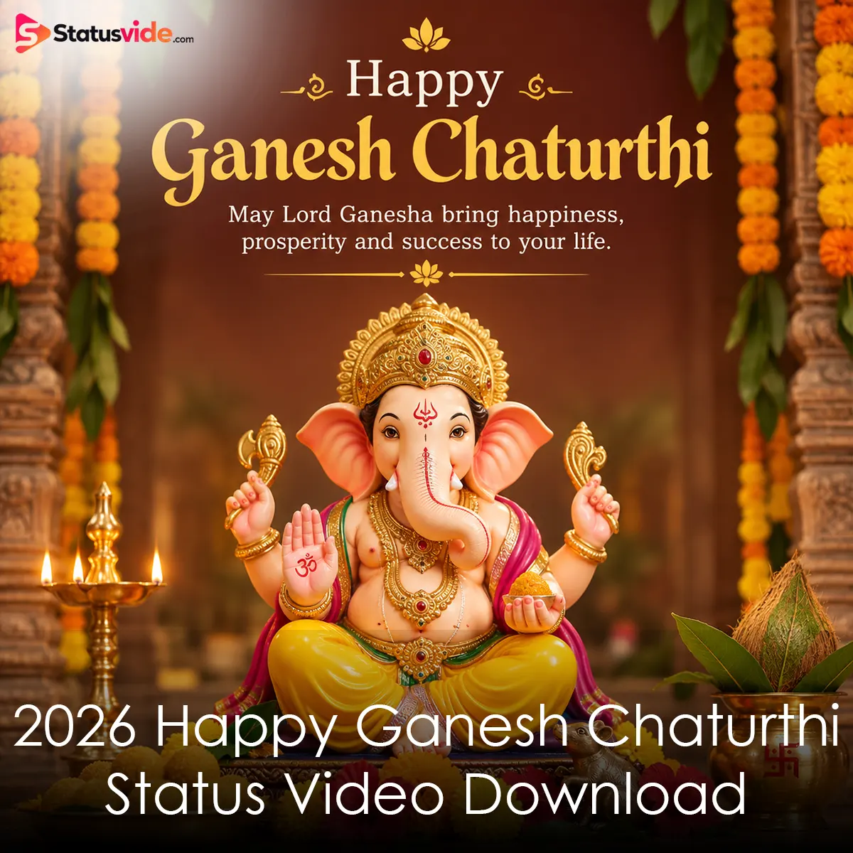 2026 Happy Ganesh Chaturthi Status Video Download