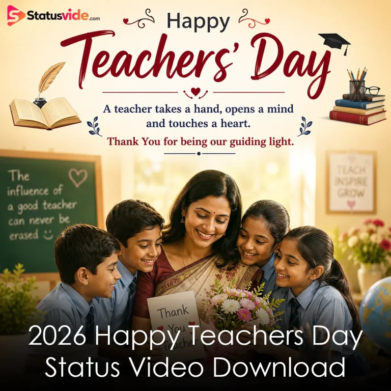 2026 Happy Teachers Day Status Video Download