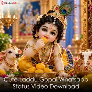 Cute Laddu Gopal Whatsapp Status Video Download