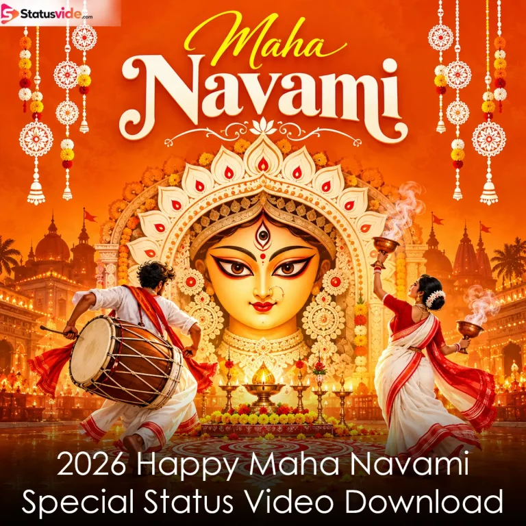 2026 Happy Maha Navami Special Status Video Download