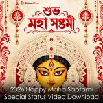 2026 Happy Maha Saptami Special Status Video Download