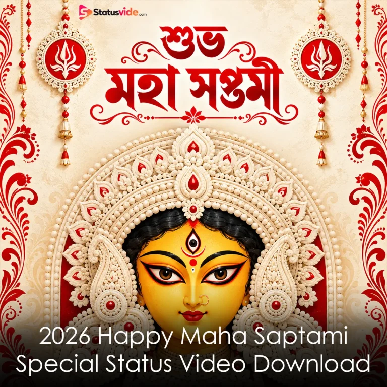 2026 Happy Maha Saptami Special Status Video Download