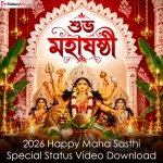 2026 Happy Maha Sasthi Special Status Video Download