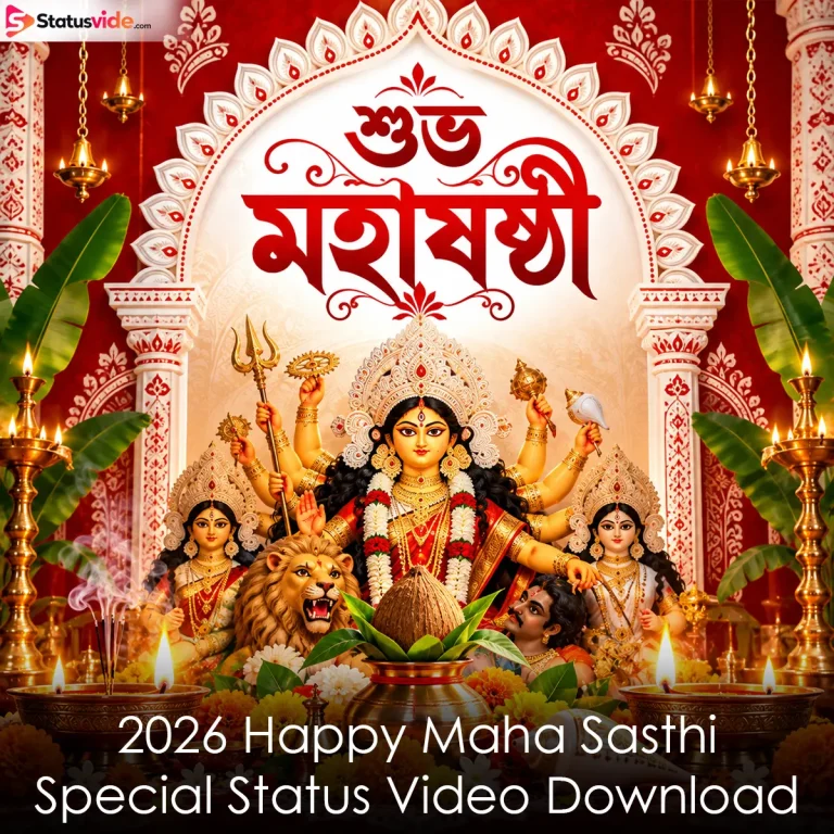 2026 Happy Maha Sasthi Special Status Video Download