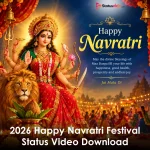 2026 Happy Navratri Festival Status Video Download