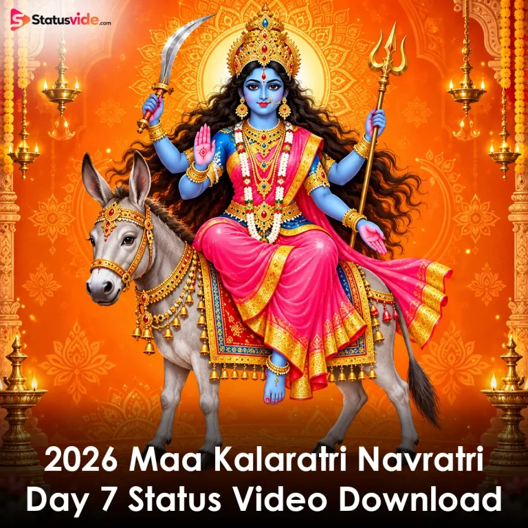 2026 Maa Kalaratri Navratri Day 7 Status Video Download