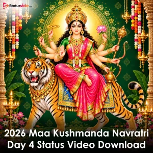 2026 Maa Kushmanda Navratri Day 4 Status Video Download