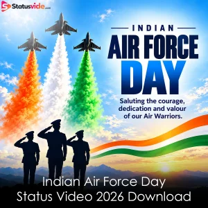 Indian Air Force Day Status Video 2026 Download